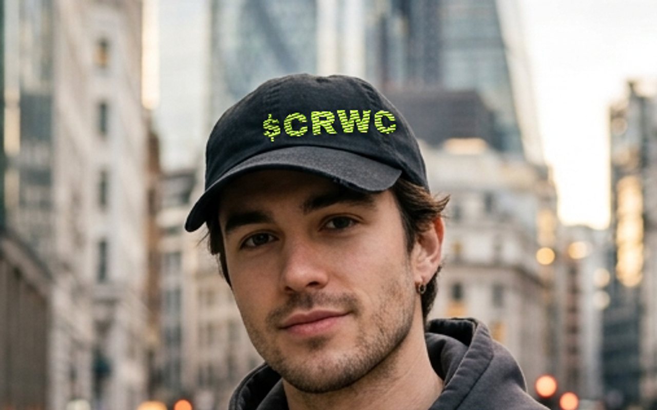 $CRWC embroidered hat, worn