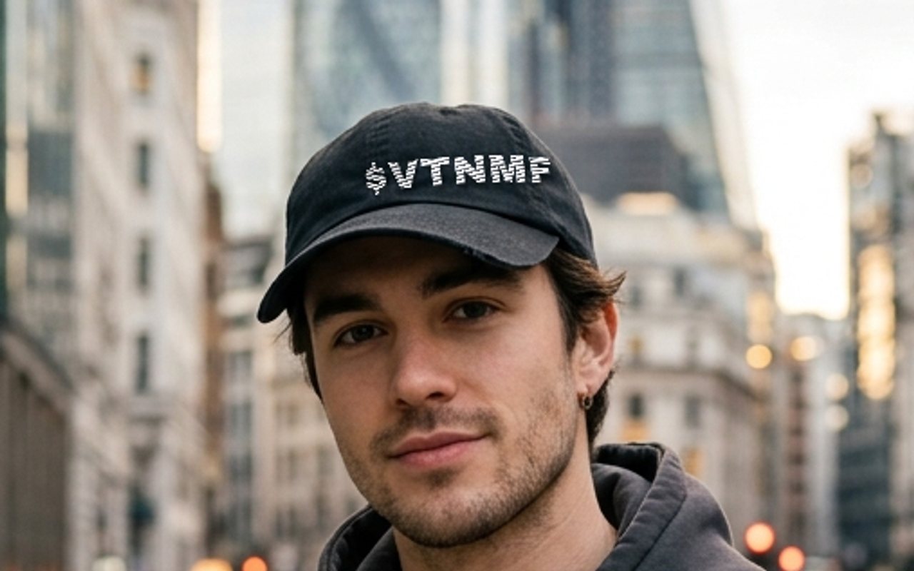 $VTNMF embroidered hat, worn