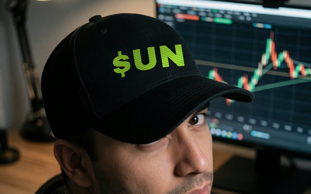 $UN embroidered hat, worn