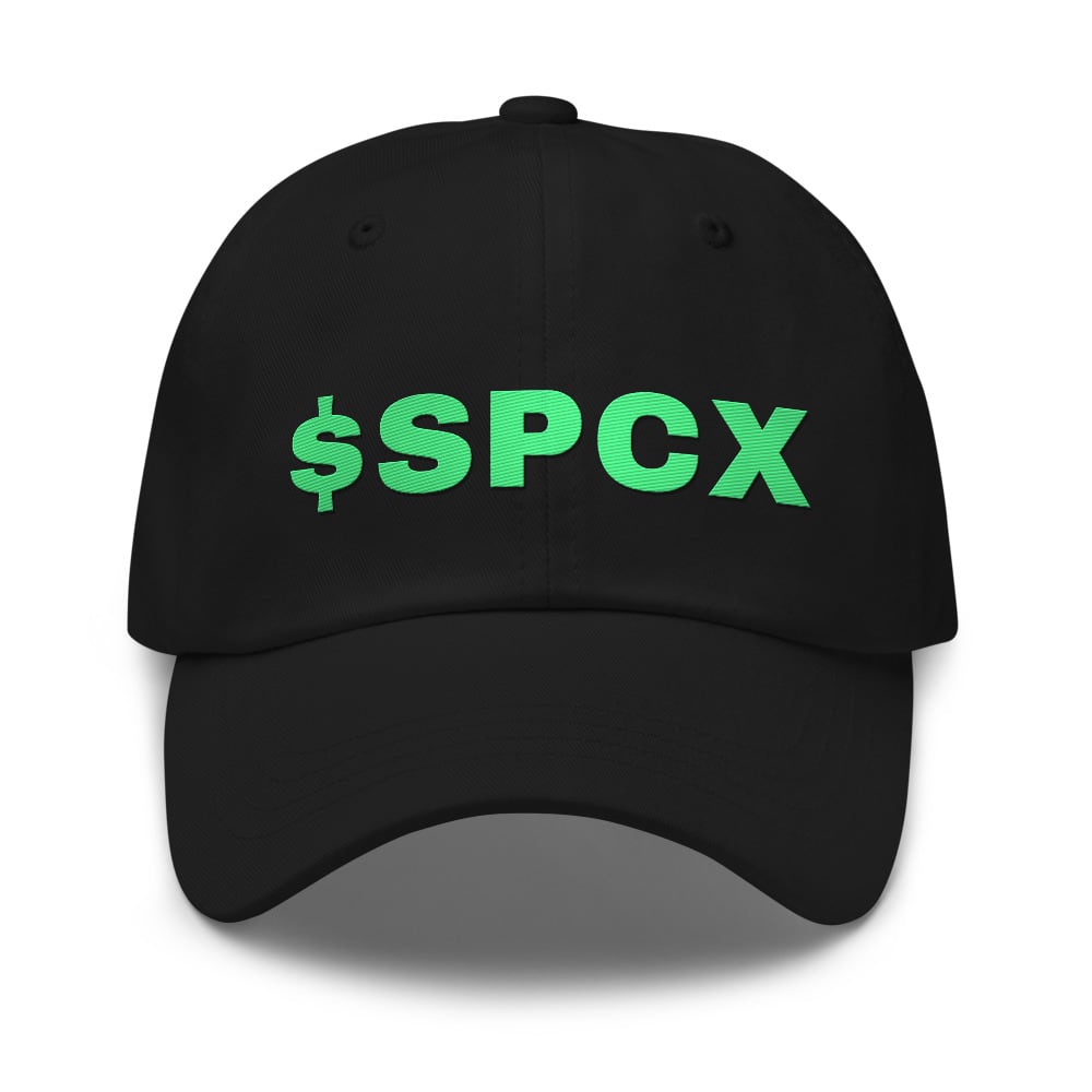 $SPCX embroidered hat