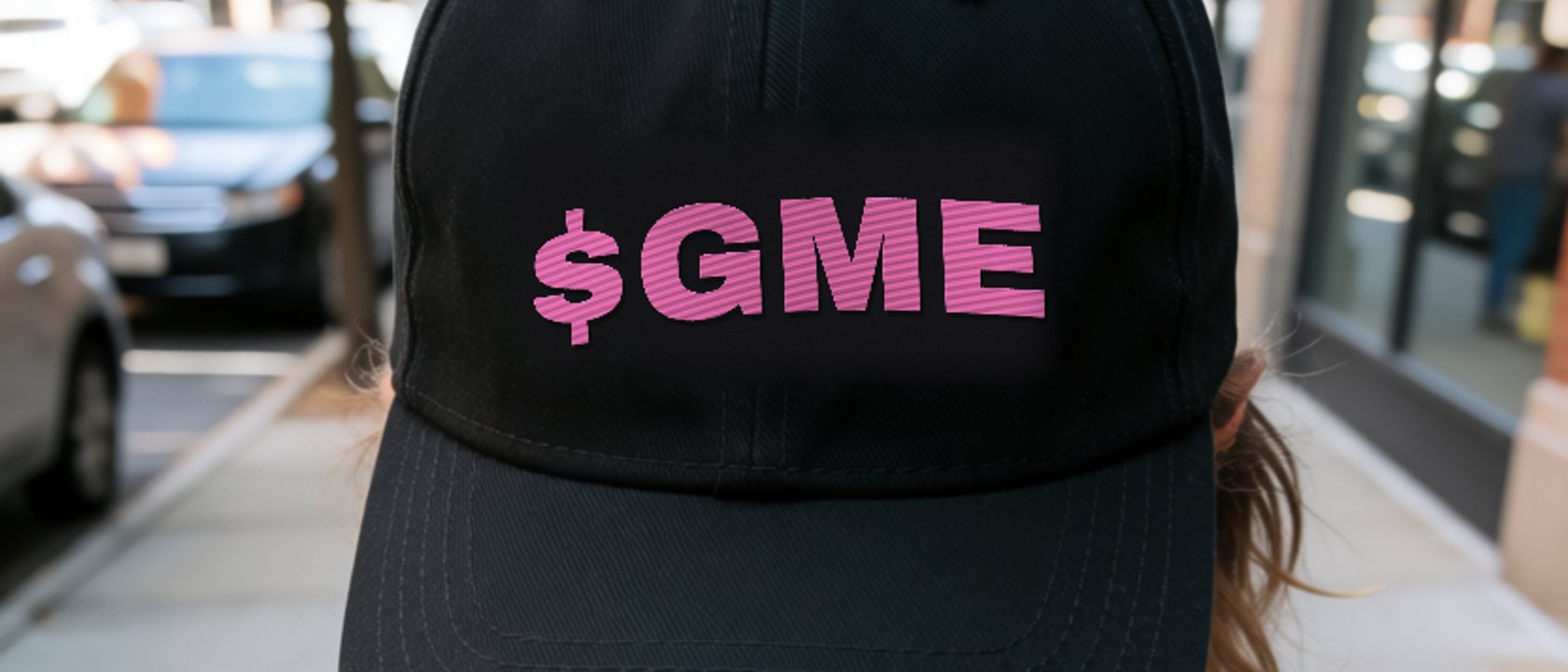Wide banner — someone in a black ticker cap checking their phone