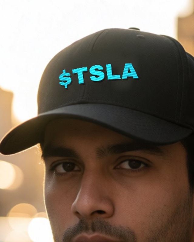 Lifestyle photo — black ticker cap worn on the street